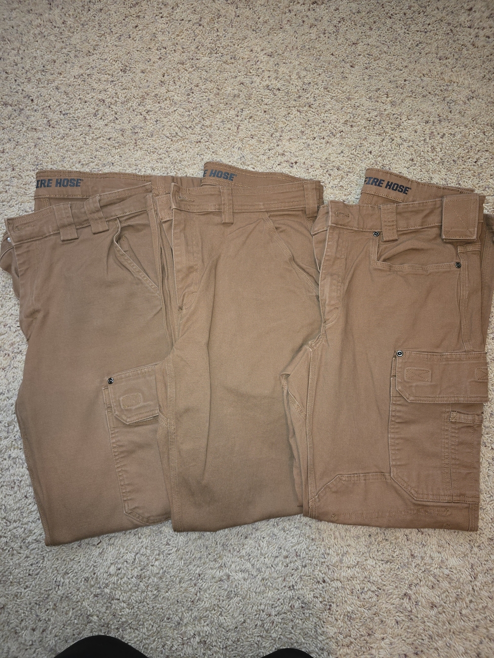 Duluth Trading Co Men’s Tan Cargo Work Pants